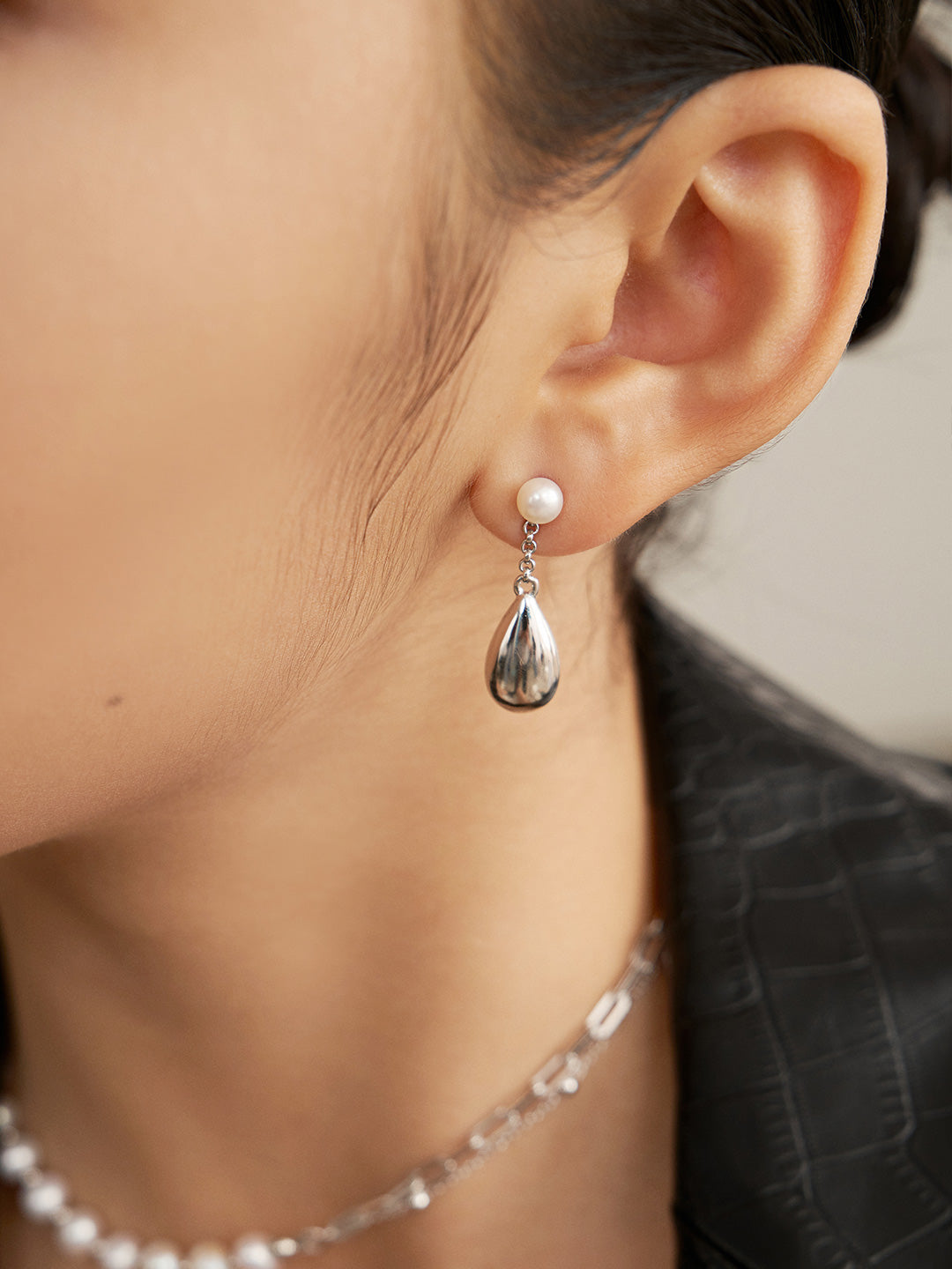 Monette Silver Drop Earrings