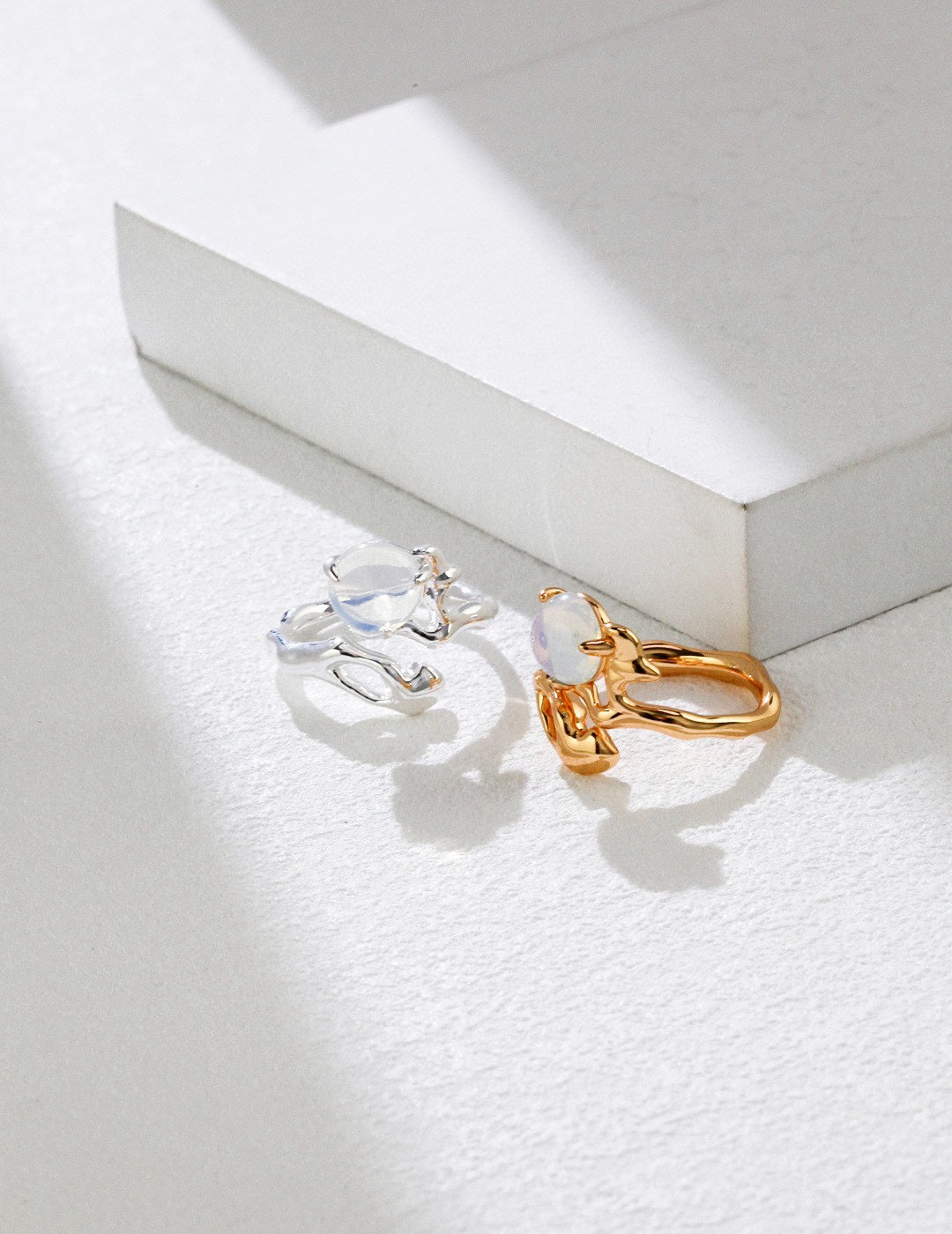 Gisele Opal Silver Ring