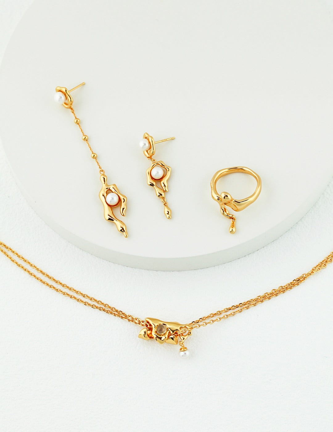 Annelise Mixmatch Silver Earrings