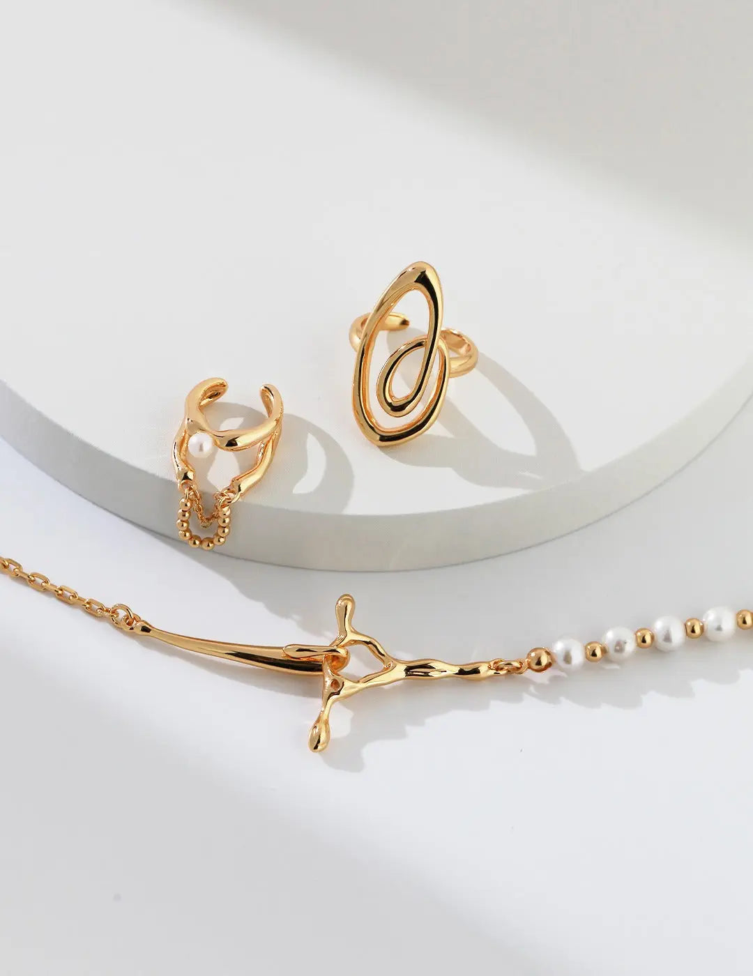 Germaine Clef Silver Ring